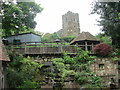 St Michael & All Angels Church, Millbrook from below