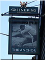 Sign for the Anchor Inn, Hitchin