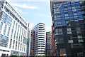 View of a block of flats in the Paddington Basin