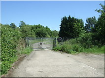 TL3444 : Gated track off Old North Road (A1198), Kneesworth by JThomas