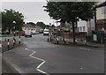 ST2177 : Zebra crossing on a small hump, Pengam Road, Tremorfa, Cardiff by Jaggery