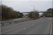 SX5061 : Footbridge, A386 by N Chadwick