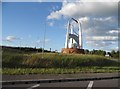 Sculpture on the Woburn Road roundabout, Kempston