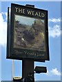 The sign of The Weald