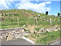 Rock outcrops on the west side of Ribadoo Road