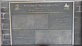 Memorial plaque to The Liverpool Pals