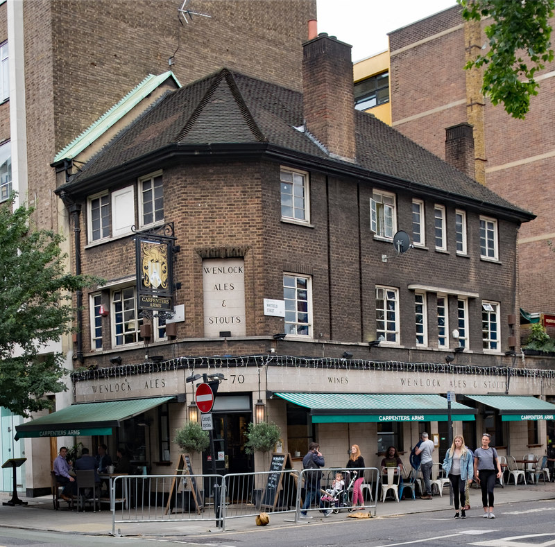 "Carpenters Arms", Whitfield Street © Jim Osley Cc-by-sa/2.0 ...