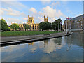 ST5872 : Bristol Cathedral and City Hall by John Sutton