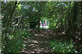 Hertfordshire Way gate on to The Ridgeway