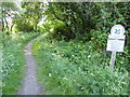 Path and Sign at Dunstanburgh Heughs