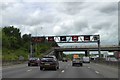 Gantry and A40 bridge over M25