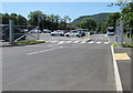 Royal Mint car and coach park entrance, Llantrisant