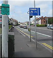 Advice to motorists, Newport Road, Cardiff