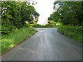 Junction of lanes south of White Hall farm