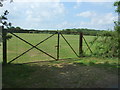 Entrance to playing fields, Swathing