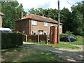 Houses and telephone box, Swathing