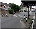 Zebra crossing on a hump, Moorland Road, Cardiff