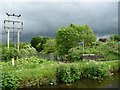 Stormy skies over the footpath to Pendle Vale College