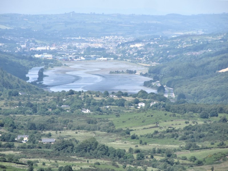 The Newry River and Newry Ship Canal... © Eric Jones cc-by-sa/2.0 ...