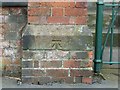 Bench mark, Kilburn Methodist Chapel