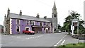 The cross roads at the centre of the village of Leitrim