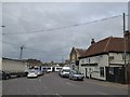 Traffic queuing for level crossing in East Street Colchester