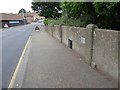 Wall in Old Heath Road, Colchester