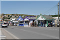 SY4690 : Fish and Chips, Baboo Gelato at West Bay by David Dixon