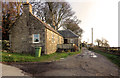 Looking past Barholm Cottage