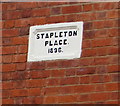 Victorian tablet on a Hereford wall