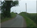 NT1076 : Minor road near Westfield Farm by JThomas