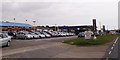 Car sales business and Gulf filling station, St Osyth
