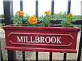 Floral display, Millbrook station