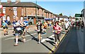 SJ9594 :  Hyde 7 Road Race 2017: Middle group runners by Gerald England
