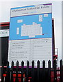 Clydesmuir Industrial Estate information board, Cardiff