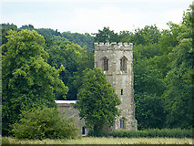 SP6495 : A glimpse of Wistow church by Robin Webster