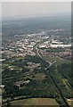 Bracknell from the West: aerial 2017