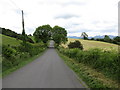 A dip between two drumlins on the Dromara Road