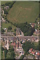 West Street, Alford: former chapel and the back of the Half Moon pub: aerial 2017