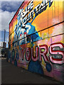 ST5973 : Blue Mountain graffito, North Street, Bristol by Robin Stott