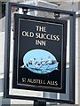 The Old Success Inn sign