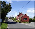 Red house at junction of Westbury Road and Tinhead Road, Edington