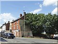 Buttressed house at junction of B3098 and A350, Westbury