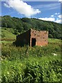 Derelict trackside building