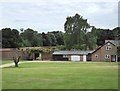 Walled garden and estate buildings, Horseshoe Hill House