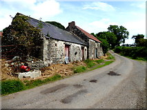 H3080 : Derelict farm buildings, Creevy by Kenneth  Allen