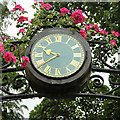 A clock at the entrance to Lowood Stables