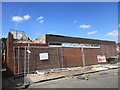 The demolition of the former Crosby School