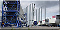 J3777 : Wind turbine components, Belfast by Rossographer