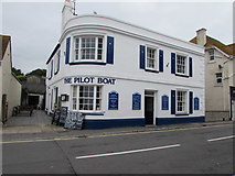 SY3492 : Grade II listed Pilot Boat pub, Lyme Regis by Jaggery